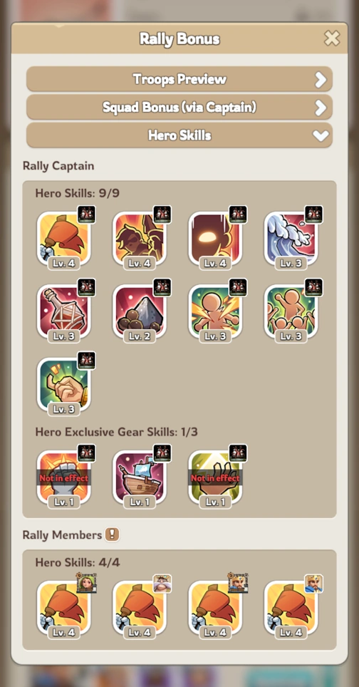 Rally bonus page (bottom)